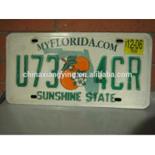 Custom Embossed License Plate Tourist Collection License Plate Car Plate